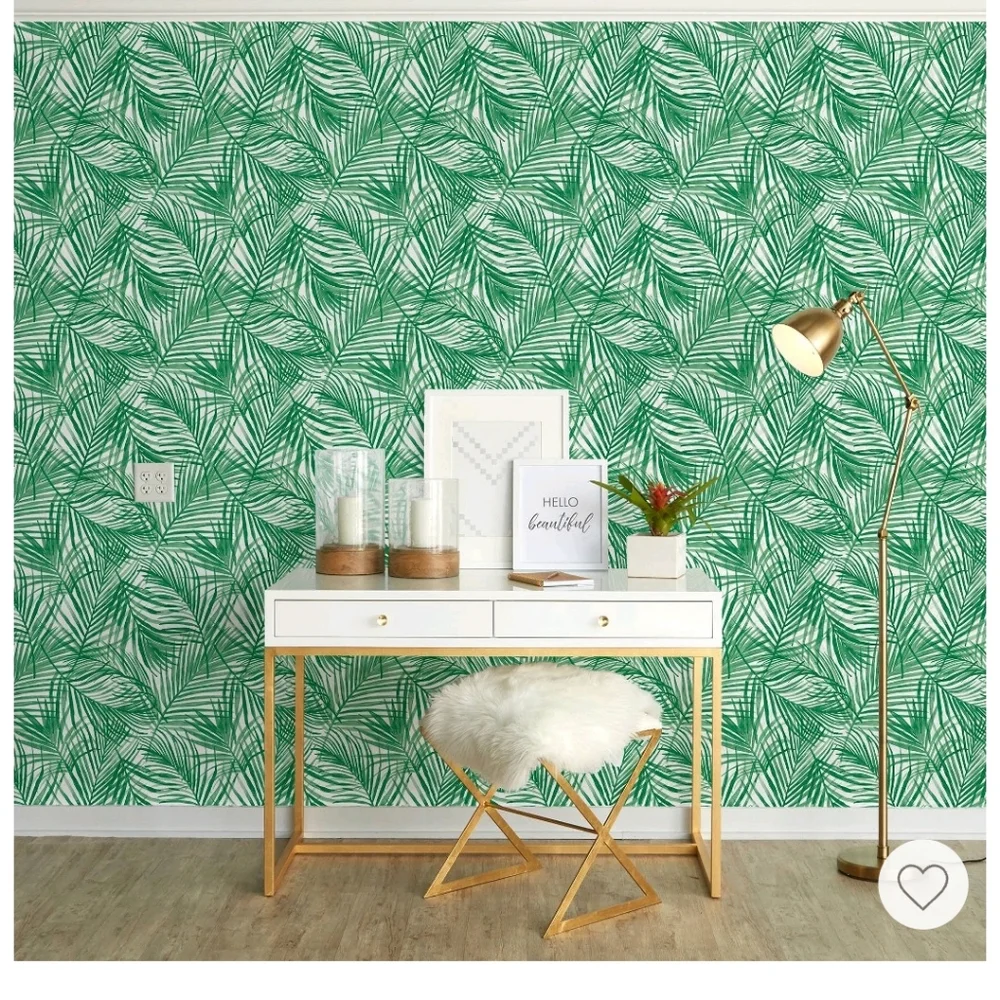 Opalhouse Tropical Peel & Stick Wallpaper Green